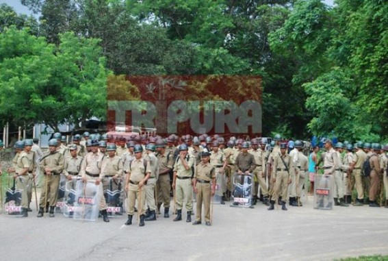 Security beefed up in Tripura on BJP national presidentâ€™s visit